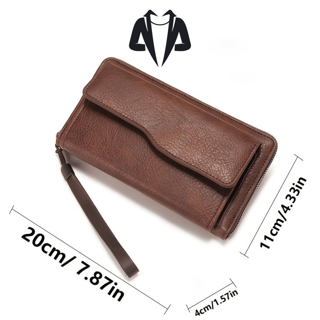 Pochette ANIK En Cuir Avec Dragonne