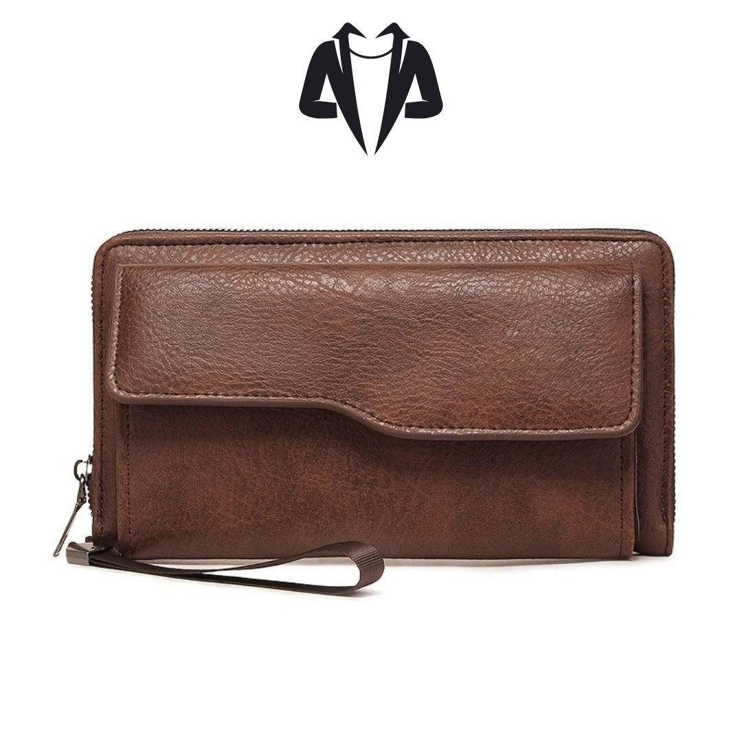 Pochette ANIK En Cuir Avec Dragonne