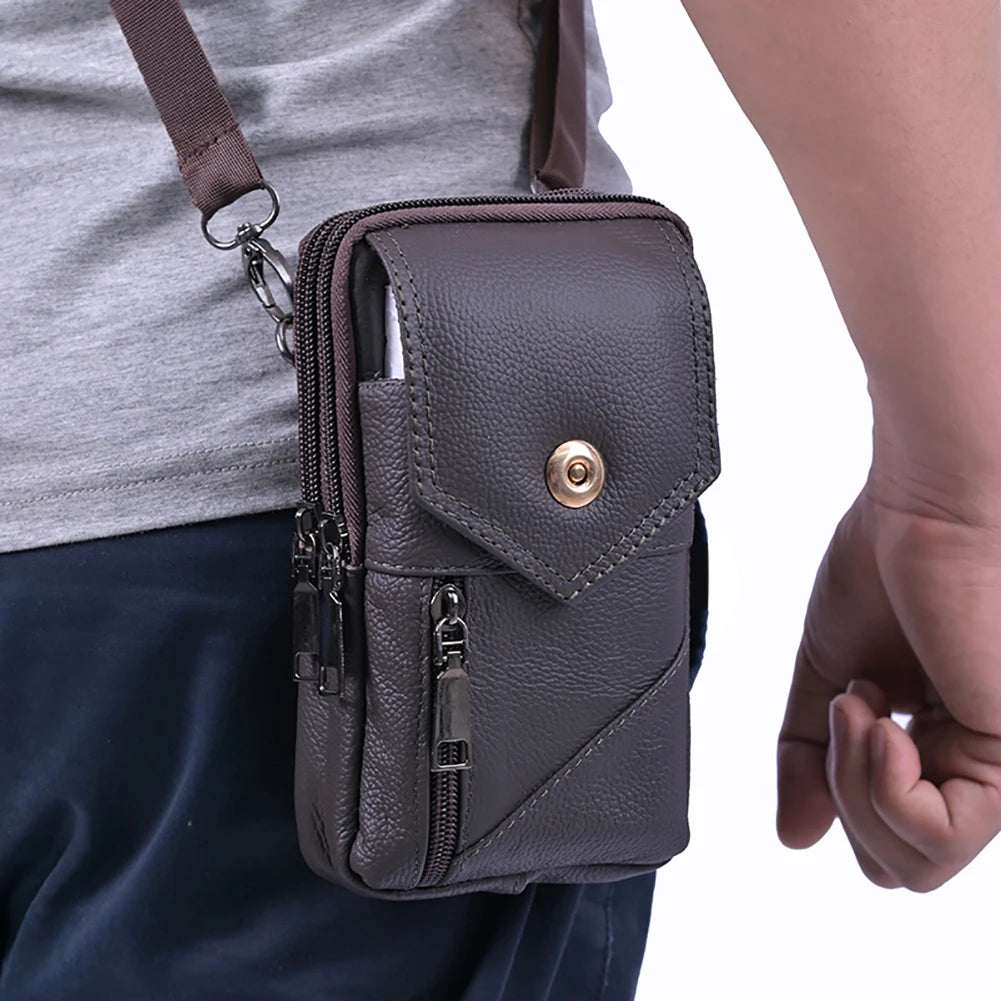 Pochette En Cuir Véritable 100%