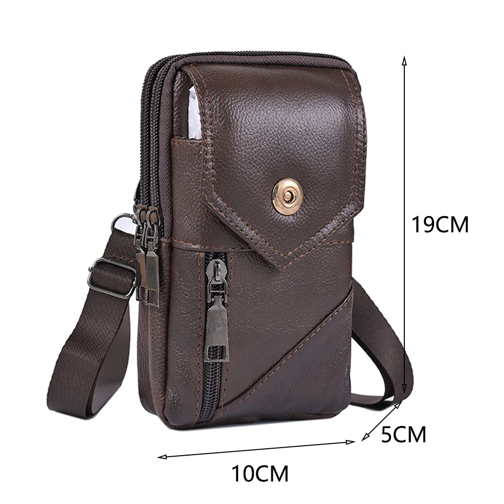 Pochette En Cuir Véritable 100%