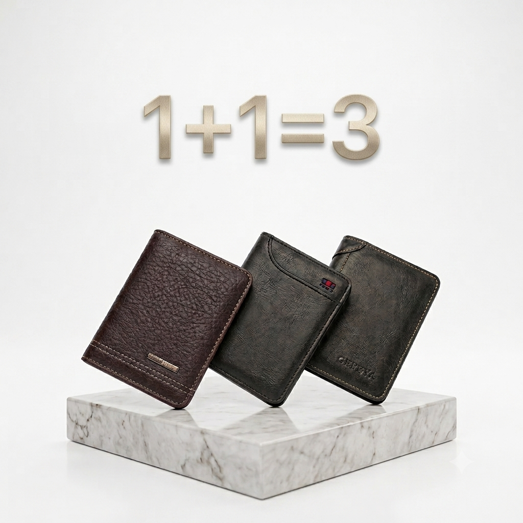PROMOTION 1+1=3 Portefeuilles Slim