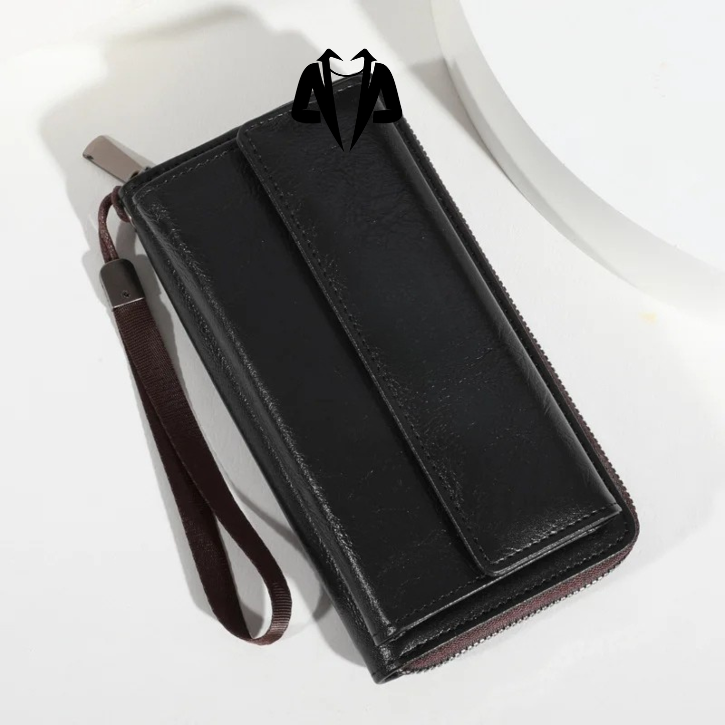 Pochette GIEBHIA En Cuir Avec Dragonne