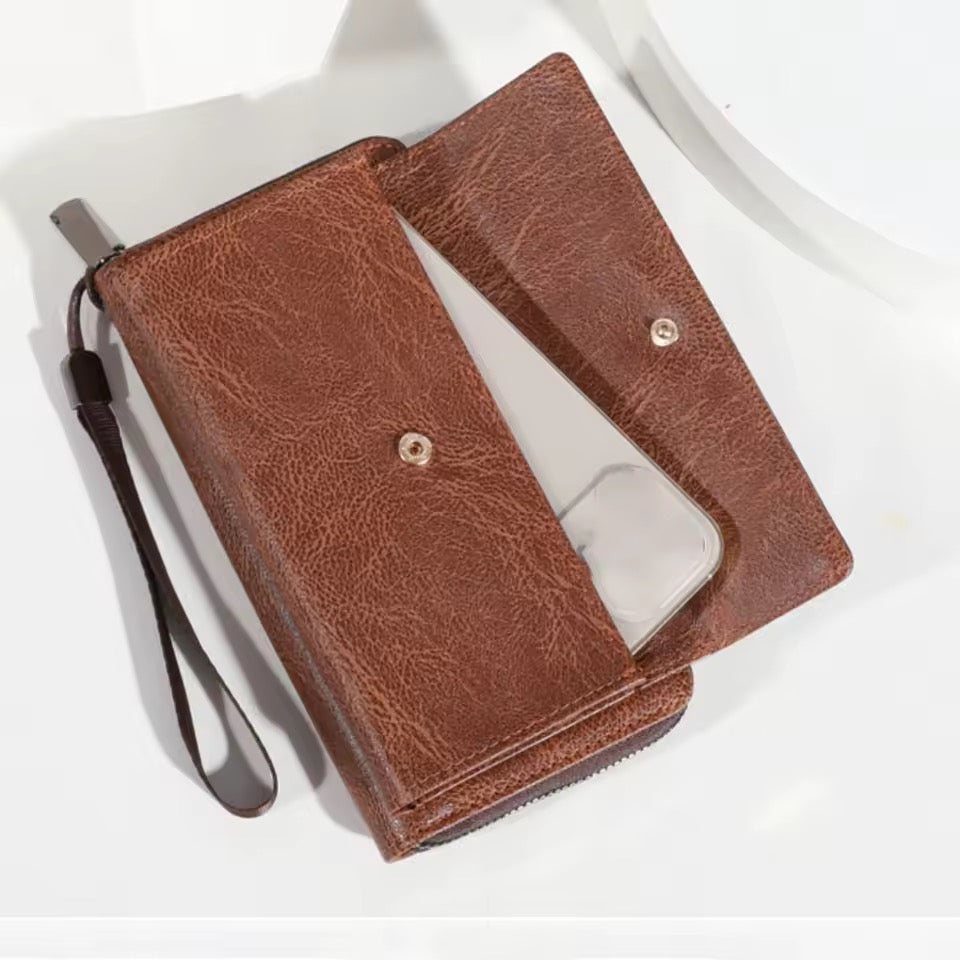 Pack 2 Portefeuille Marron Promotion