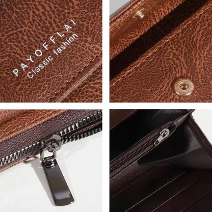 Pack 2 Portefeuille Marron Promotion