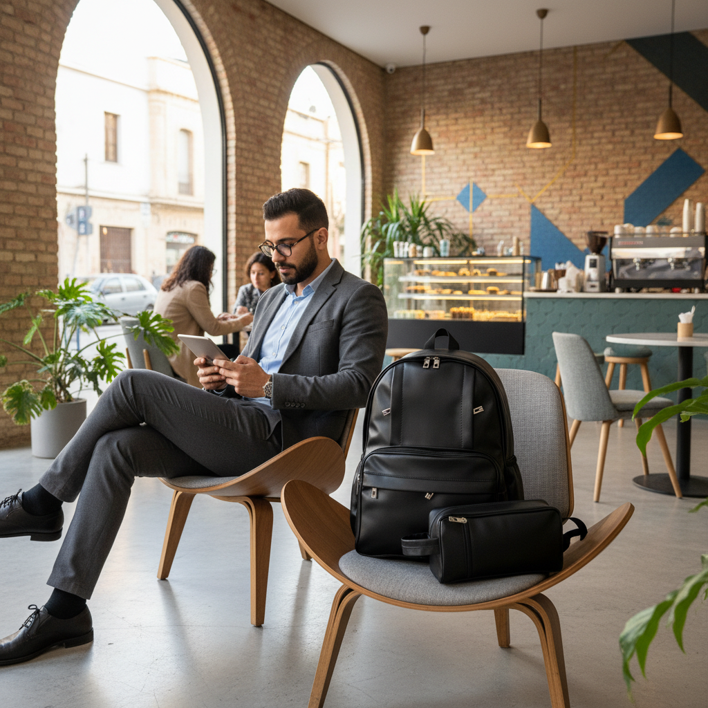 SAC À DOS+POCHETTE ANIKMEN