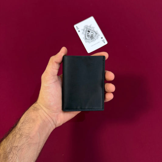 Portefeuille Slim en Cuir PU Simple