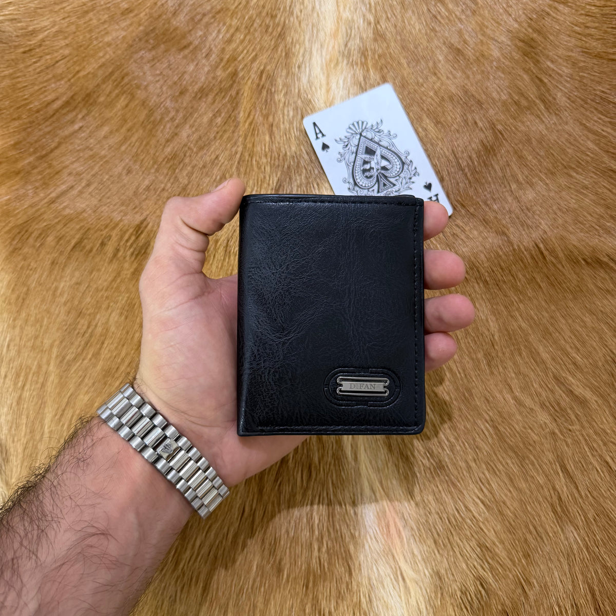 Portefeuille DIFAN Slim en Cuir 100%