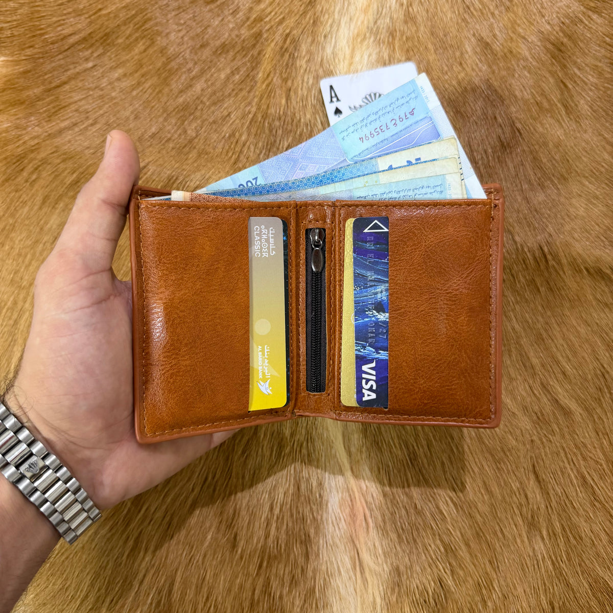 Portefeuille DIFAN Slim en Cuir 100%