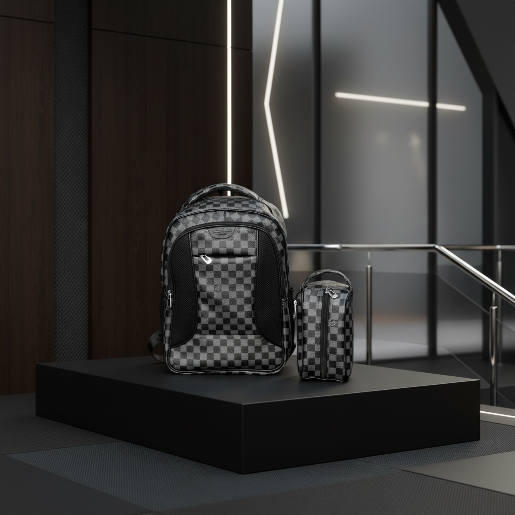 Pack Cartable+ Pochette +Porte-cartes LV