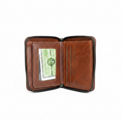 Pack 2 Portefeuille Marron Promotion
